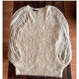 Women’s almond color mohair style sweater size large